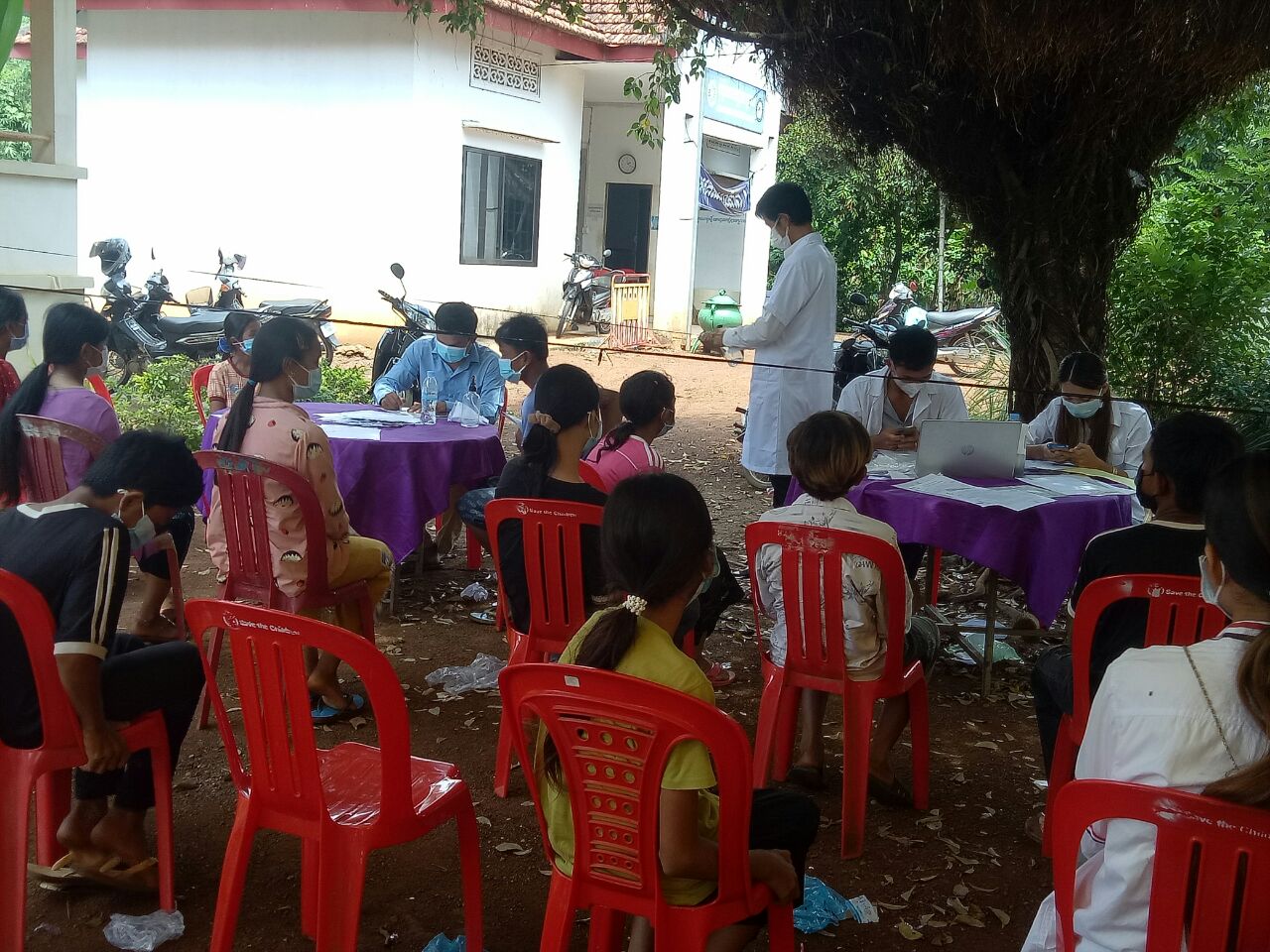 centre de santé au Cambodge